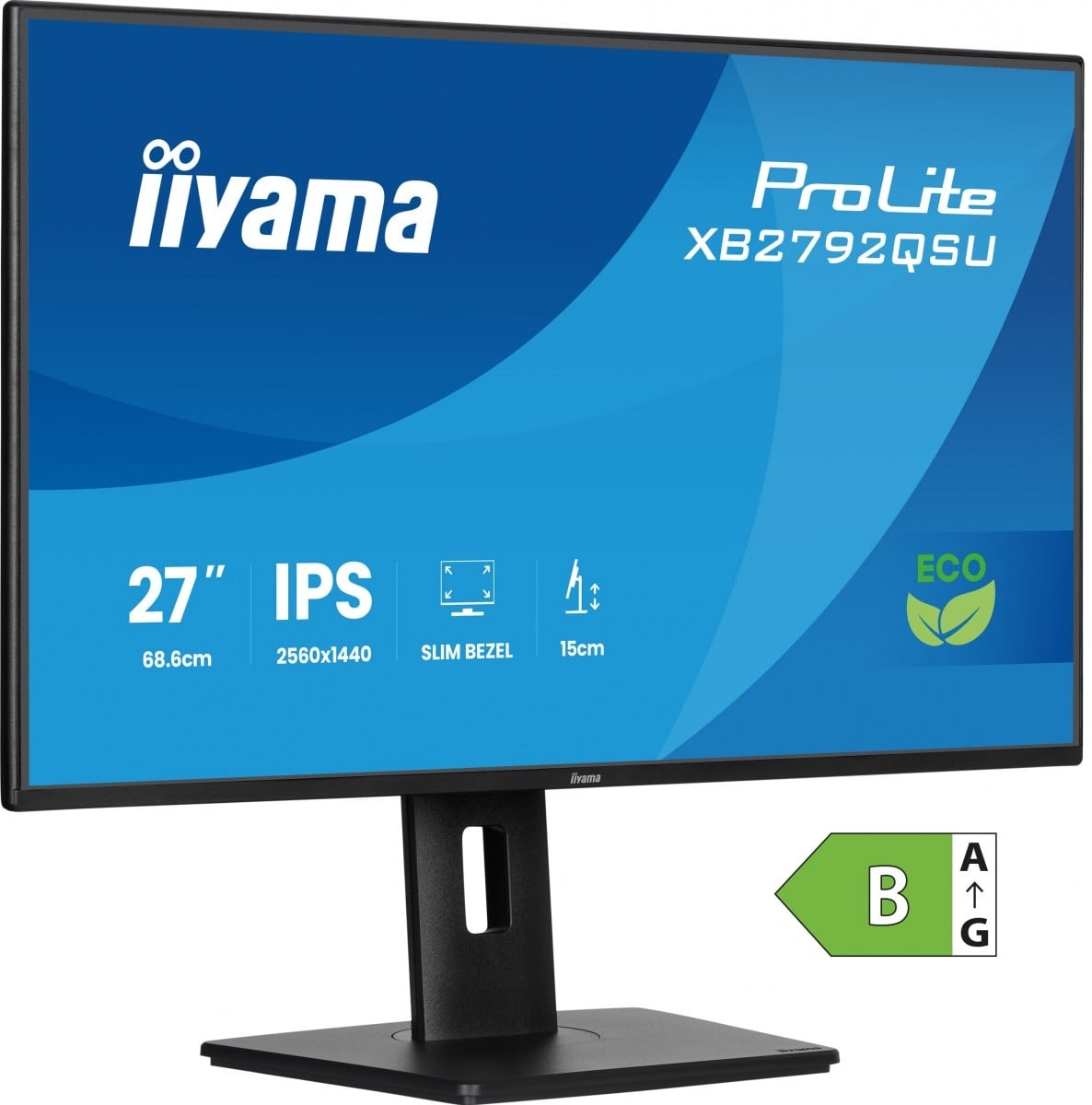 IIYAMA iiyama ProLite XB2792QSU-B1 Monitor PC 68,6 cm (27") 2560 x 1440 Pixel Quad HD LED Nero - MONITOR E ACCESSORI | TecnoCARE.net Sabaudia, Latina, Terracina, San Felice Circeo e Pontinia