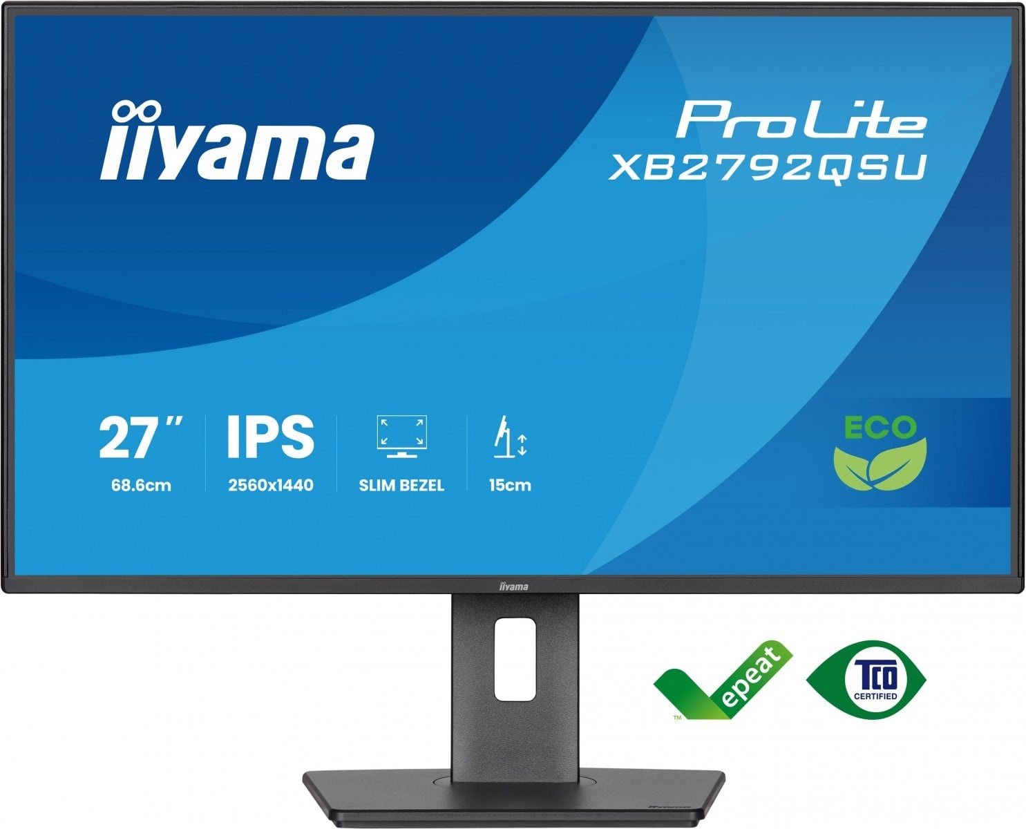 IIYAMA iiyama ProLite XB2792QSU-B1 Monitor PC 68,6 cm (27") 2560 x 1440 Pixel Quad HD LED Nero - MONITOR E ACCESSORI | TecnoCARE.net Sabaudia, Latina, Terracina, San Felice Circeo e Pontinia