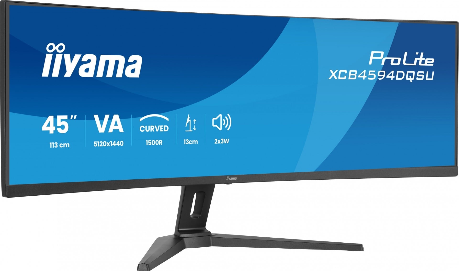 IIYAMA iiyama ProLite XCB4594DQSU-B1 Monitor PC 113 cm (44.5") 5120 x 1440 Pixel Dual QHD LED Nero - MONITOR E ACCESSORI | TecnoCARE.net Sabaudia, Latina, Terracina, San Felice Circeo e Pontinia