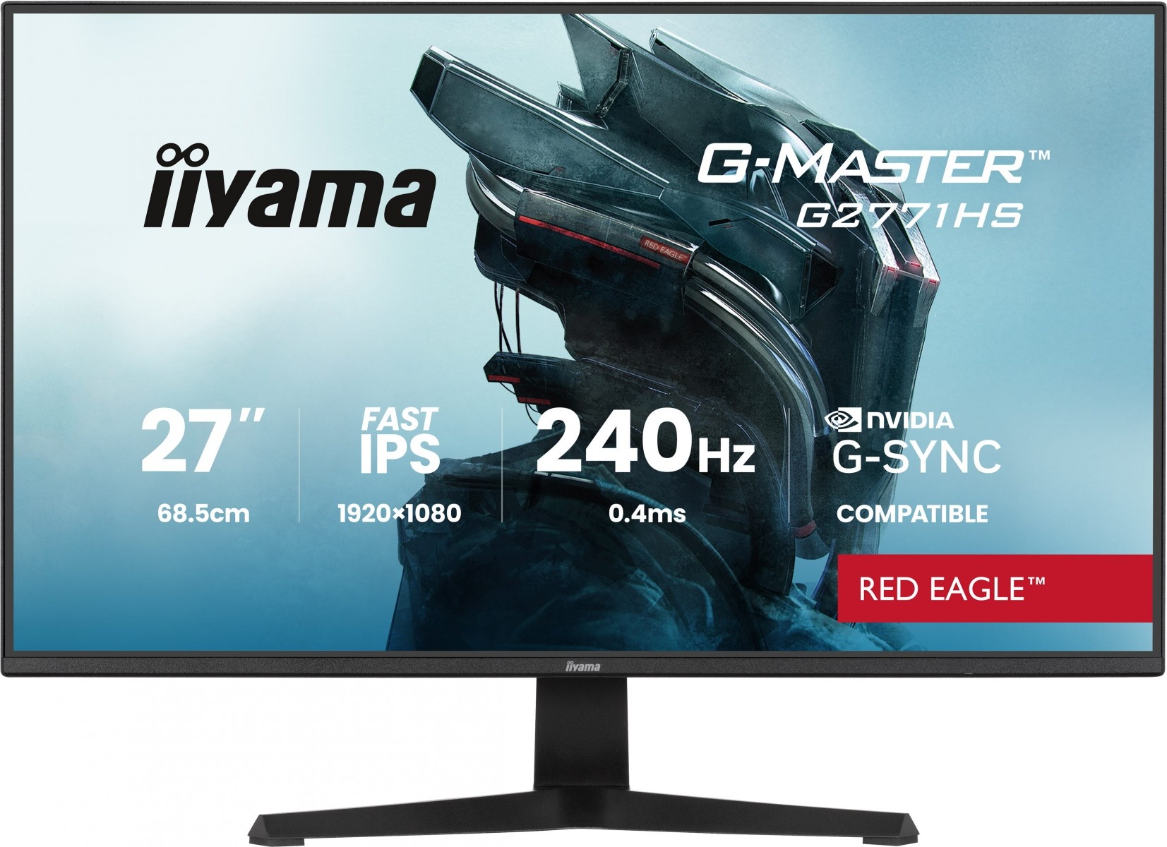 IIYAMA iiyama G-MASTER G2771HS-B1 Monitor PC 68,6 cm (27") 1920 x 1080 Pixel Full HD Nero - MONITOR E ACCESSORI | TecnoCARE.net Sabaudia, Latina, Terracina, San Felice Circeo e Pontinia