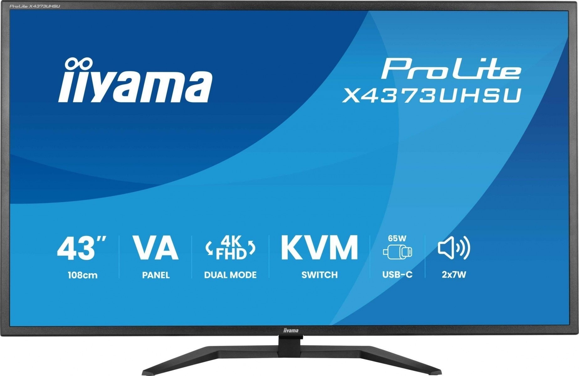 IIYAMA iiyama X4373UHSU-B2 Monitor ProLite 43" VA 4K 4000:1 2xHDMI DP USB-C Dock 95W USB HUB KVM 2x7W 450cd - MONITOR E ACCESSORI | TecnoCARE.net Sabaudia, Latina, Terracina, San Felice Circeo e Pontinia