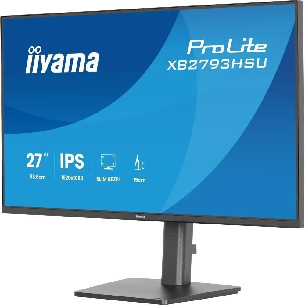 IIYAMA iiyama XB2793HSU-B1 Monitor ProLite 27" IPS FHD 350cd 1500:1 HDMI DP 2x2W 2xUSB HAS 150mm PIVOT - MONITOR E ACCESSORI | TecnoCARE.net Sabaudia, Latina, Terracina, San Felice Circeo e Pontinia