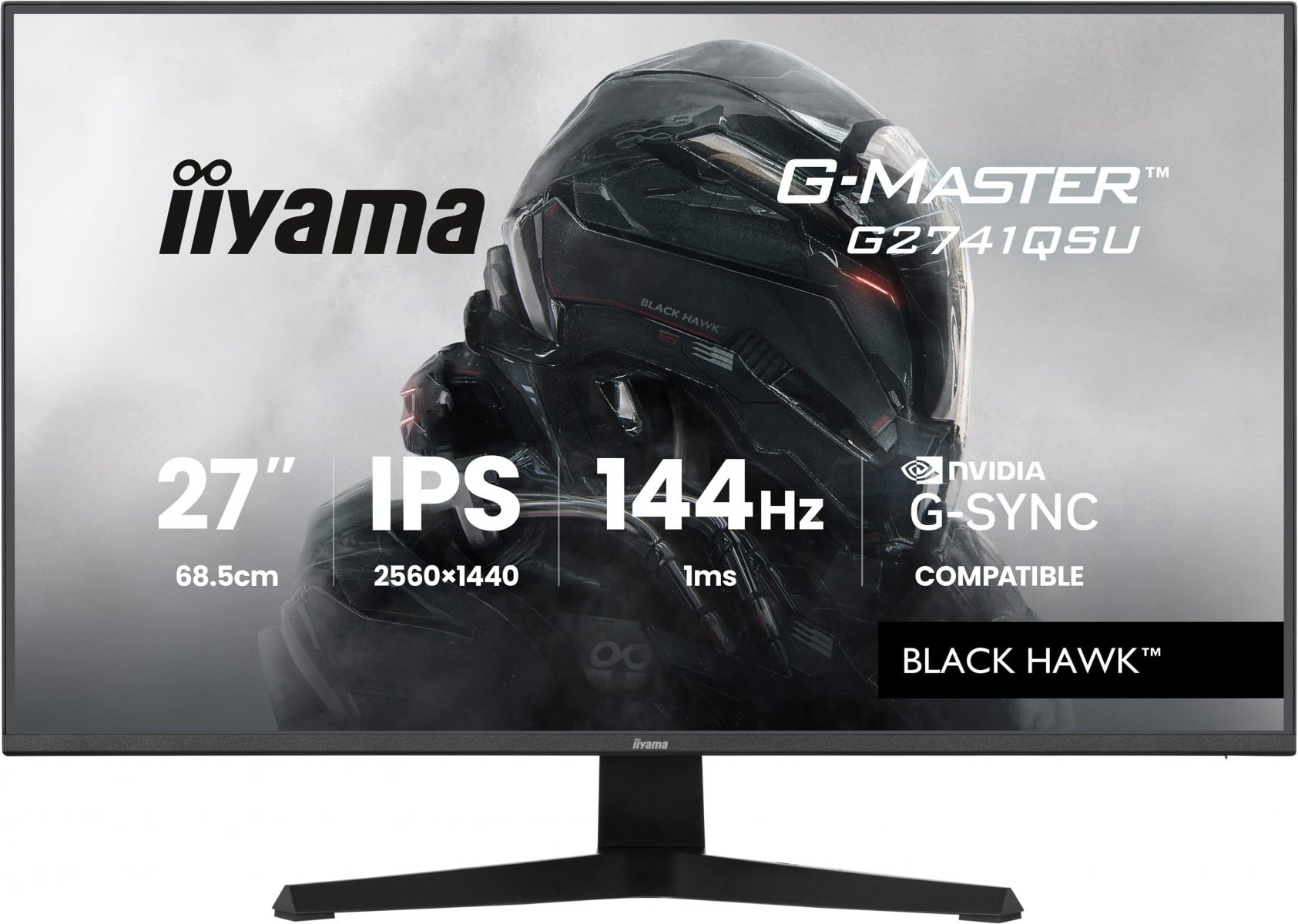 IIYAMA iiyama G-MASTER G2741QSU-B1 Monitor PC 68,6 cm (27") 2560 x 1440 Pixel 4K Ultra HD QLED Nero - MONITOR E ACCESSORI | TecnoCARE.net Sabaudia, Latina, Terracina, San Felice Circeo e Pontinia