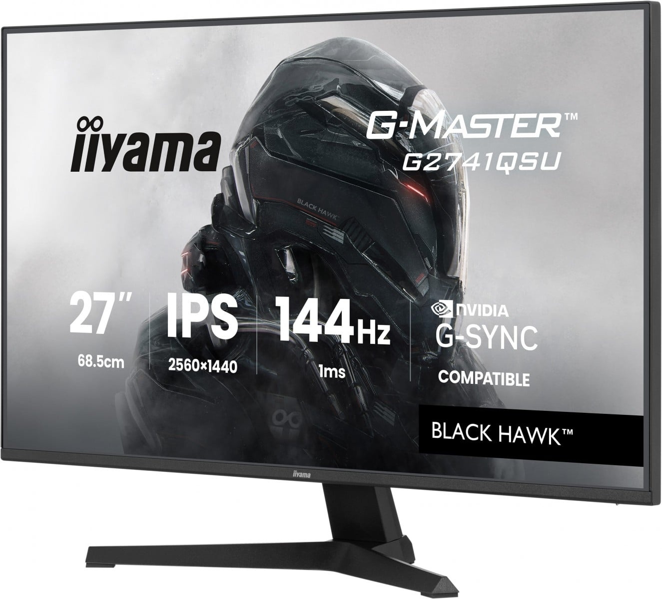 IIYAMA iiyama G-MASTER G2741QSU-B1 Monitor PC 68,6 cm (27") 2560 x 1440 Pixel 4K Ultra HD QLED Nero - MONITOR E ACCESSORI | TecnoCARE.net Sabaudia, Latina, Terracina, San Felice Circeo e Pontinia