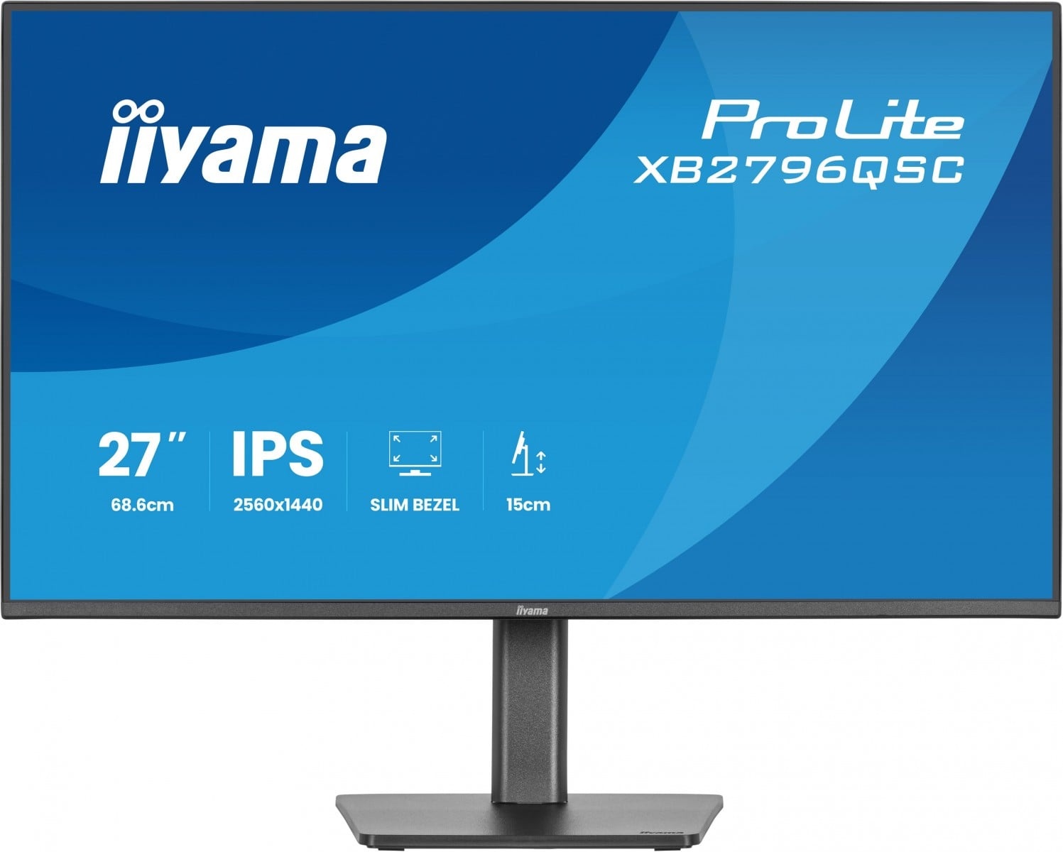 IIYAMA iiyama ProLite XB2796QSC-B1 Monitor PC 68,6 cm (27") 2560 x 1440 Pixel Quad HD LED Nero - MONITOR E ACCESSORI | TecnoCARE.net Sabaudia, Latina, Terracina, San Felice Circeo e Pontinia