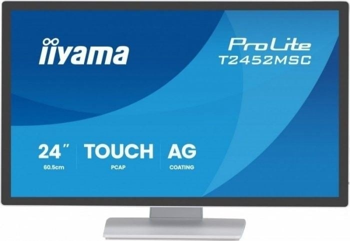 IIYAMA iiyama T2452MSC-W1AG Monitor Touch ProLite 24" IPS FHD PCAP 10 punti 400cd HDMI DP bianco - MONITOR E ACCESSORI | TecnoCARE.net Sabaudia, Latina, Terracina, San Felice Circeo e Pontinia
