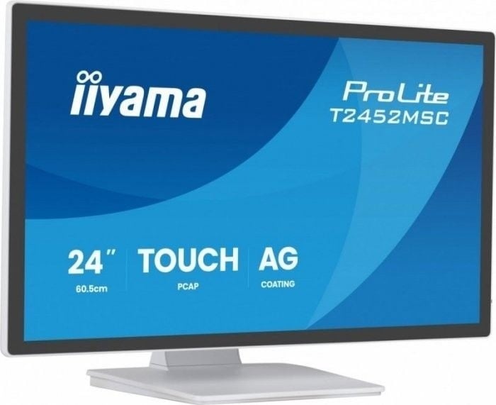 IIYAMA iiyama T2452MSC-W1AG Monitor Touch ProLite 24" IPS FHD PCAP 10 punti 400cd HDMI DP bianco - MONITOR E ACCESSORI | TecnoCARE.net Sabaudia, Latina, Terracina, San Felice Circeo e Pontinia