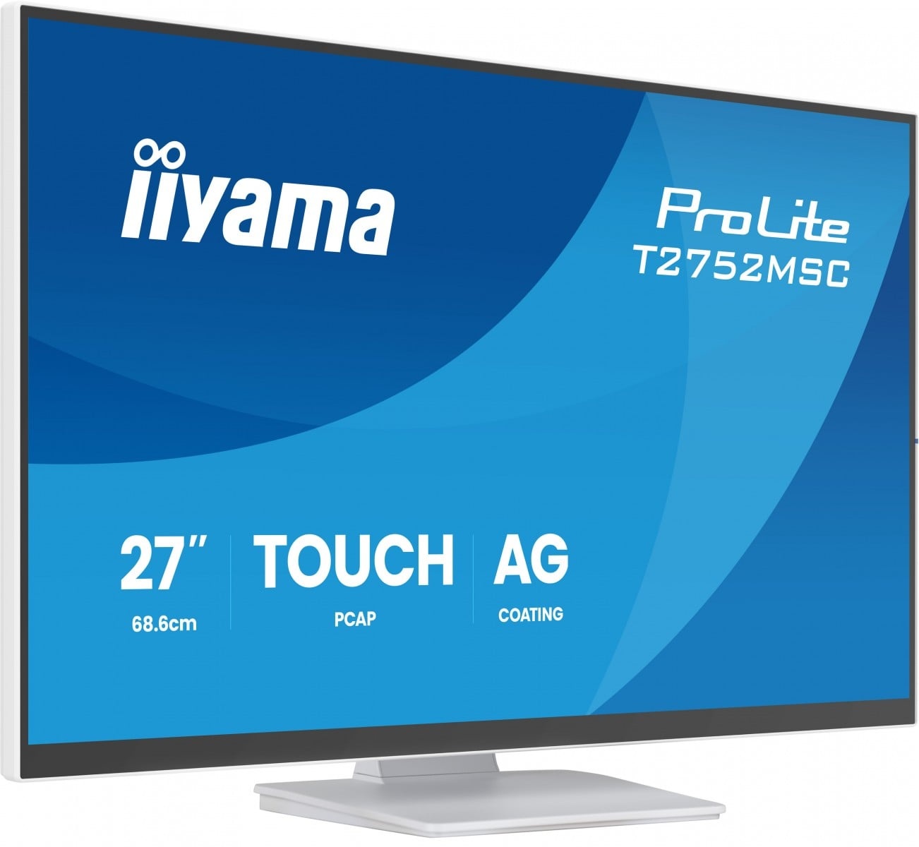 IIYAMA iiyama ProLite T2752MSC-W1AG Monitor PC 68,6 cm (27") 1920 x 1080 Pixel Full HD LCD Touch screen Bianco - MONITOR E ACCESSORI | TecnoCARE.net Sabaudia, Latina, Terracina, San Felice Circeo e Pontinia