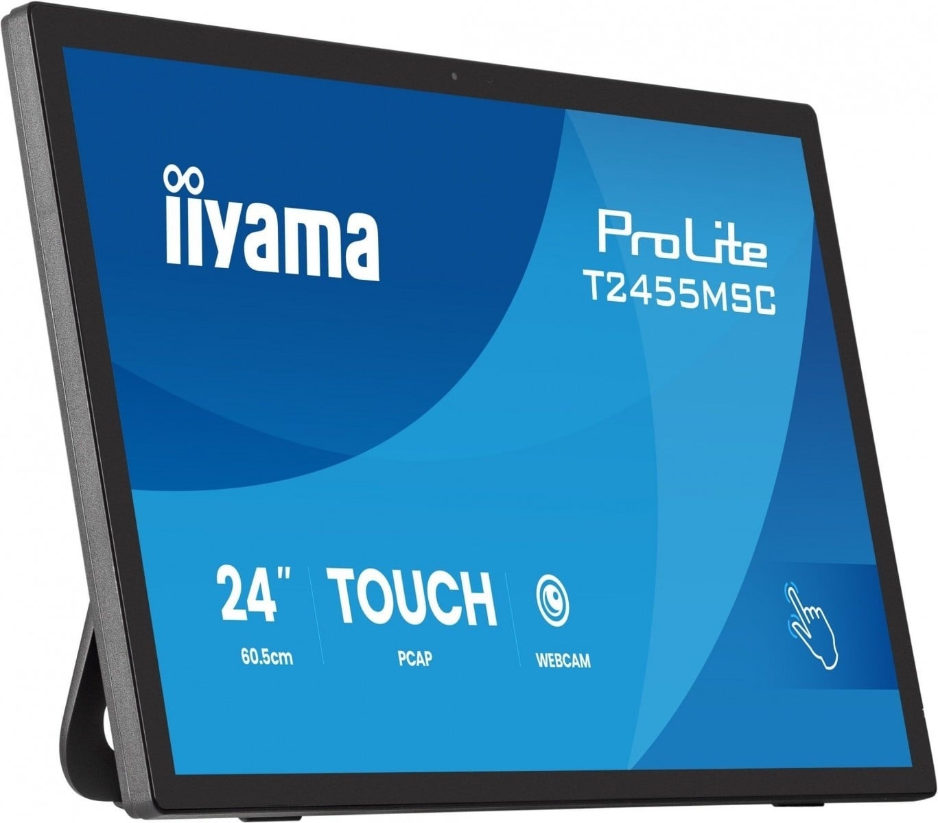 IIYAMA iiyama T2455MSC-B2 Monitor Touch ProLite 24" IPS FHD PCAP 10 punti 120Hz USB 3.0 Telecamera Microfono HDMI DP - MONITOR E ACCESSORI | TecnoCARE.net Sabaudia, Latina, Terracina, San Felice Circeo e Pontinia