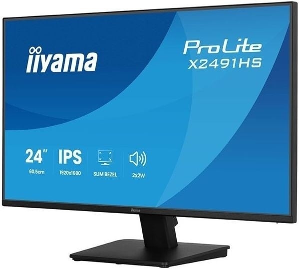 IIYAMA iiyama X2491HS-B1 Monitor ProLite 23,8" IPS FHD 120Hz 1ms 350cd 1500:1 HDMI DP 2x2W - MONITOR E ACCESSORI | TecnoCARE.net Sabaudia, Latina, Terracina, San Felice Circeo e Pontinia