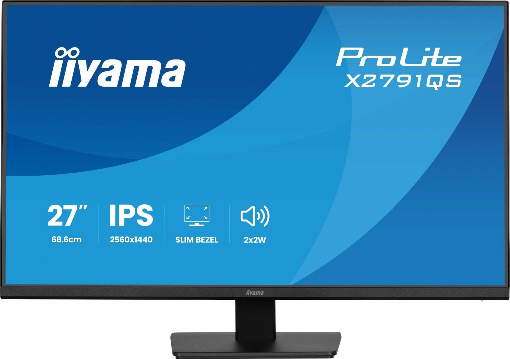 IIYAMA iiyama X2791QS-B1 Monitor ProLite 27" IPS QHD 120Hz 350cd 1500:1 HDMI DP 2xUSB 2x2W cornice sottile - MONITOR E ACCESSORI | TecnoCARE.net Sabaudia, Latina, Terracina, San Felice Circeo e Pontinia