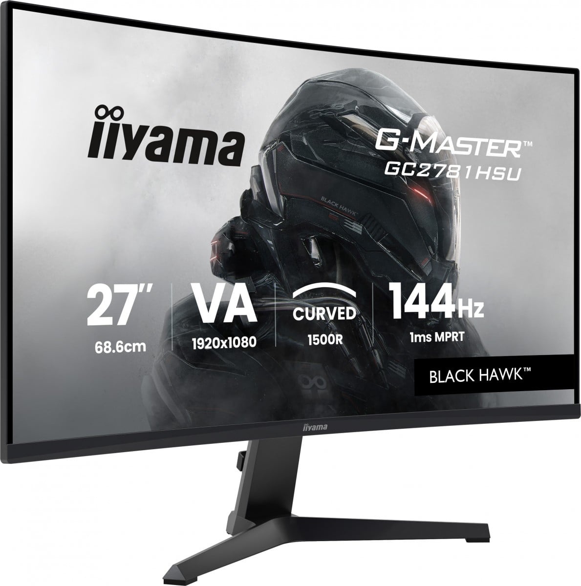 IIYAMA iiyama GC2781HSU-B1 Monitor da gioco G-Master 27" VA FHD 144Hz 1ms 1500R HDMI DP 2xUSB FreeSync - MONITOR E ACCESSORI | TecnoCARE.net Sabaudia, Latina, Terracina, San Felice Circeo e Pontinia