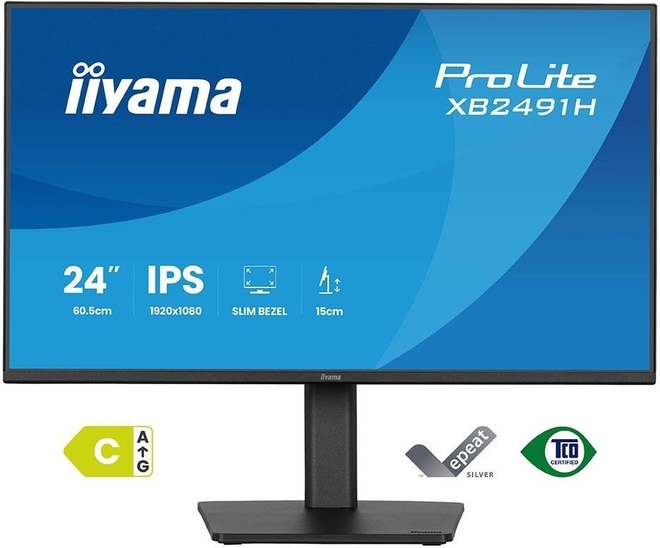 IIYAMA iiyama XB2491H-B1 Monitor ProLite 24" IPS FHD 120Hz 1ms 350cd 1500:1 HDMI DP HAS 150mm PIVOT - MONITOR E ACCESSORI | TecnoCARE.net Sabaudia, Latina, Terracina, San Felice Circeo e Pontinia