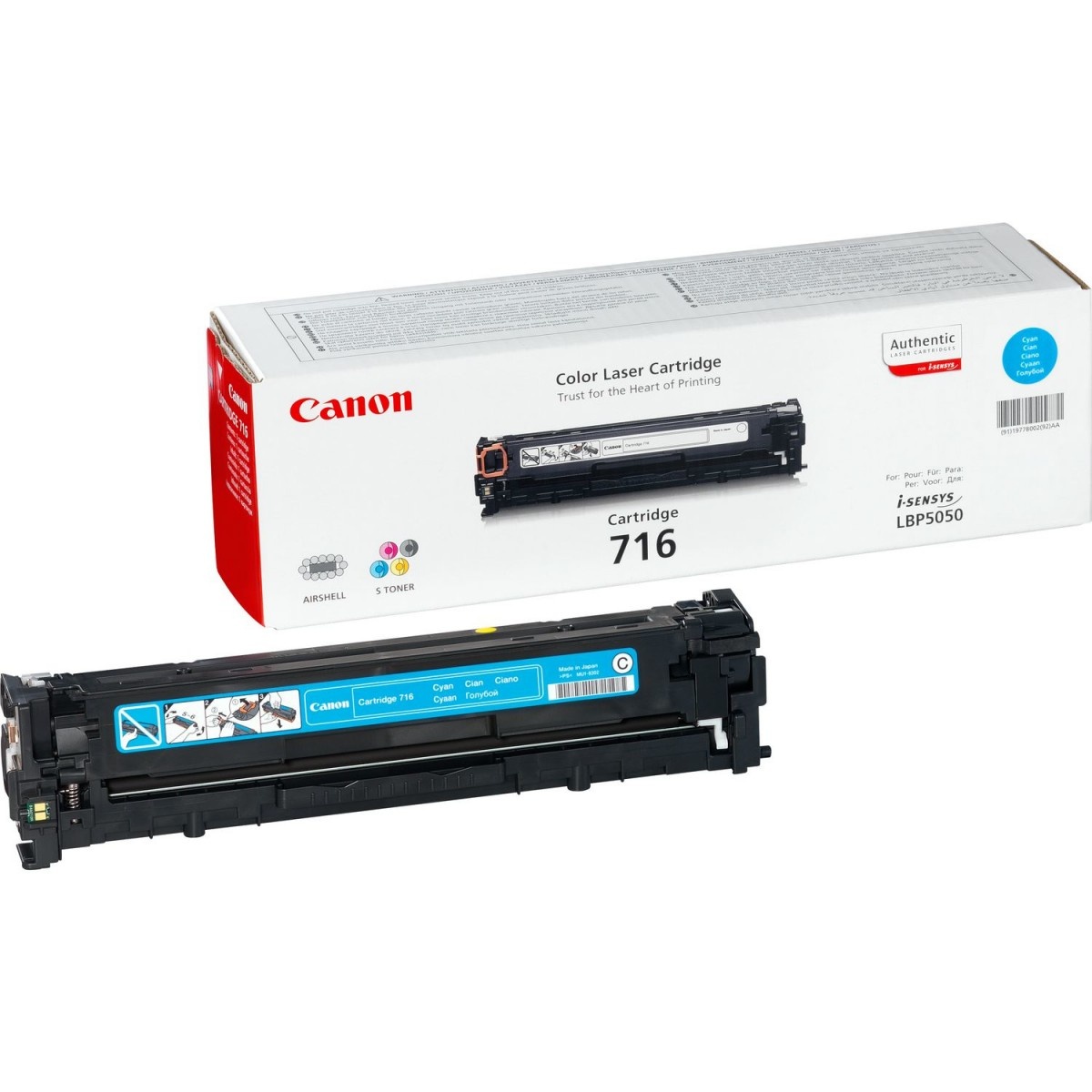 CANON Canon 716 Cyan cartuccia toner 1 pz Originale Ciano - STAMPANTI E SCANNER | TecnoCARE.net Sabaudia, Latina, Terracina, San Felice Circeo e Pontinia