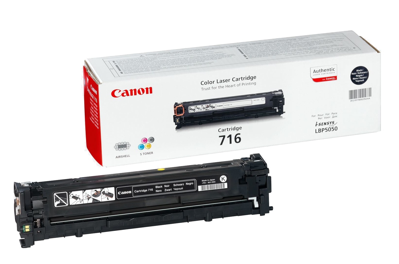 CANON Canon Cartridge 716 Black cartuccia toner 1 pz Originale Nero - STAMPANTI E SCANNER | TecnoCARE.net Sabaudia, Latina, Terracina, San Felice Circeo e Pontinia