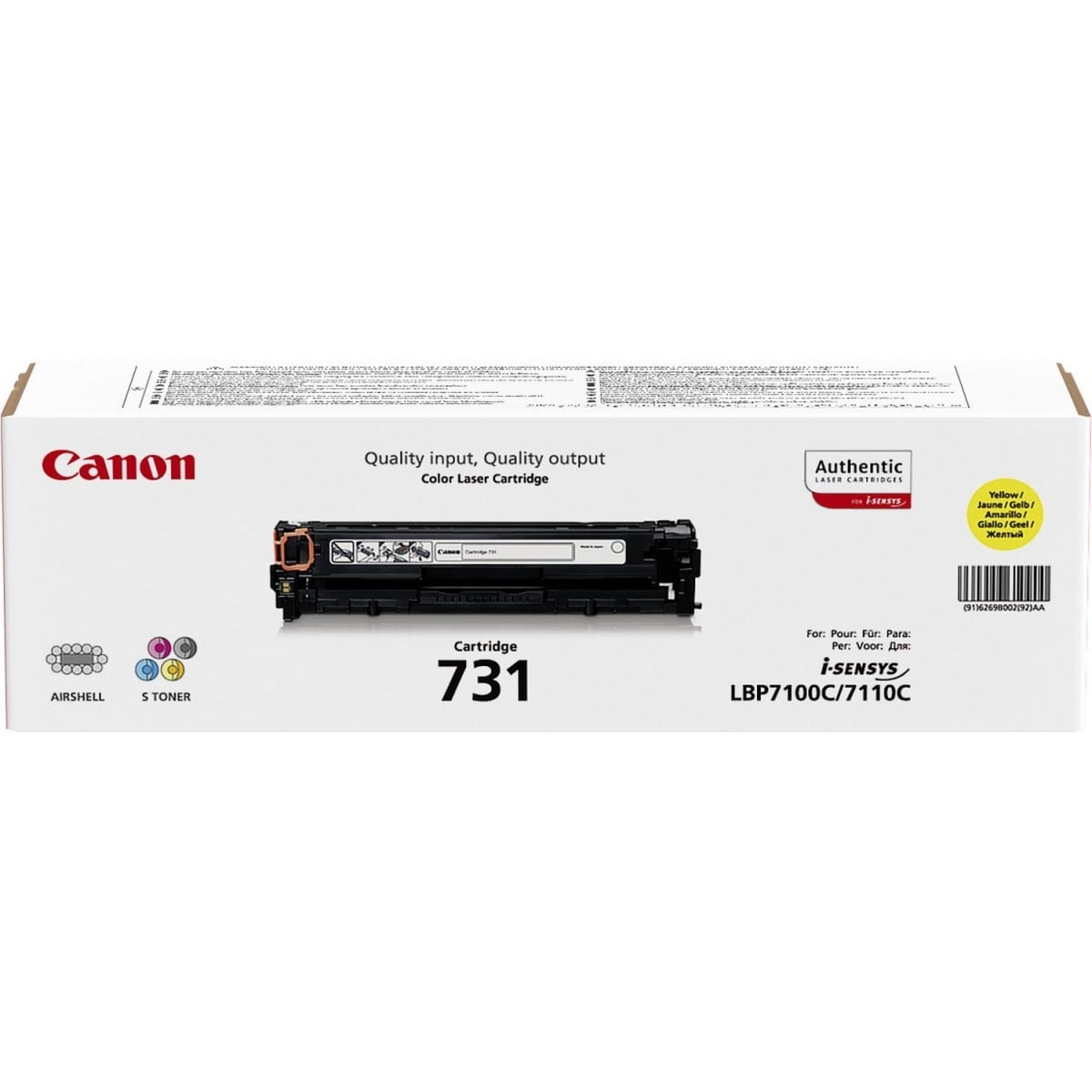 CANON Canon 731 cartuccia toner 1 pz Originale Giallo - STAMPANTI E SCANNER | TecnoCARE.net Sabaudia, Latina, Terracina, San Felice Circeo e Pontinia