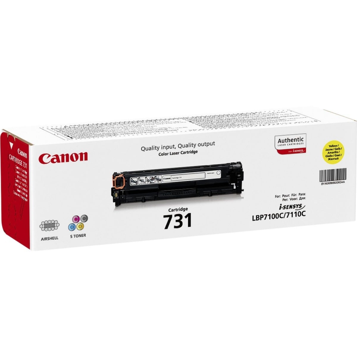 CANON Canon 731 cartuccia toner 1 pz Originale Giallo - STAMPANTI E SCANNER | TecnoCARE.net Sabaudia, Latina, Terracina, San Felice Circeo e Pontinia