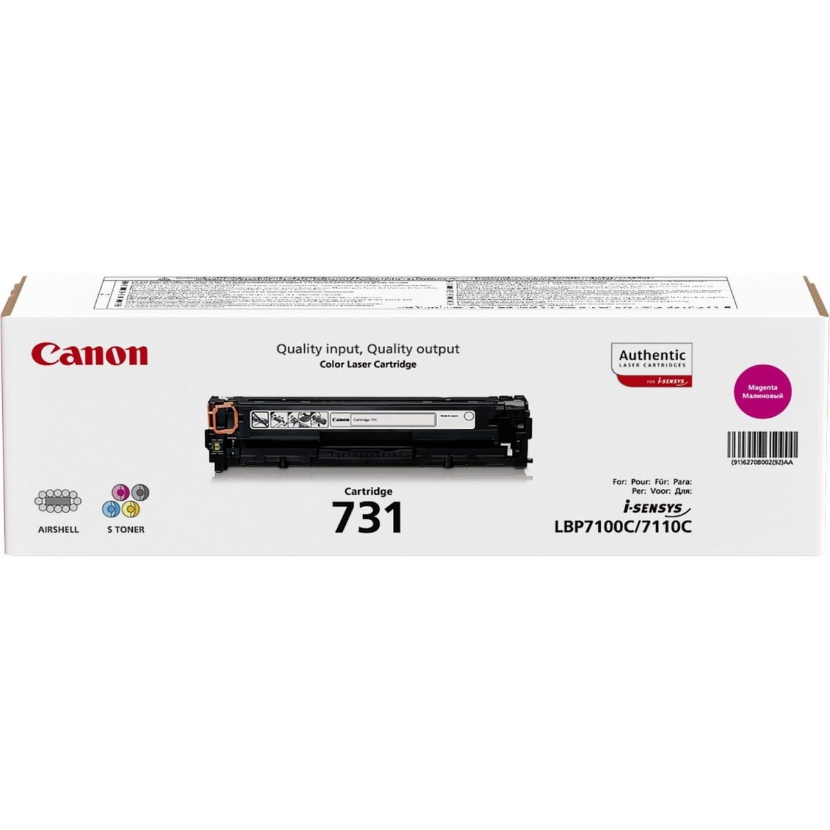 CANON Canon 731 cartuccia toner 1 pz Originale Magenta - STAMPANTI E SCANNER | TecnoCARE.net Sabaudia, Latina, Terracina, San Felice Circeo e Pontinia