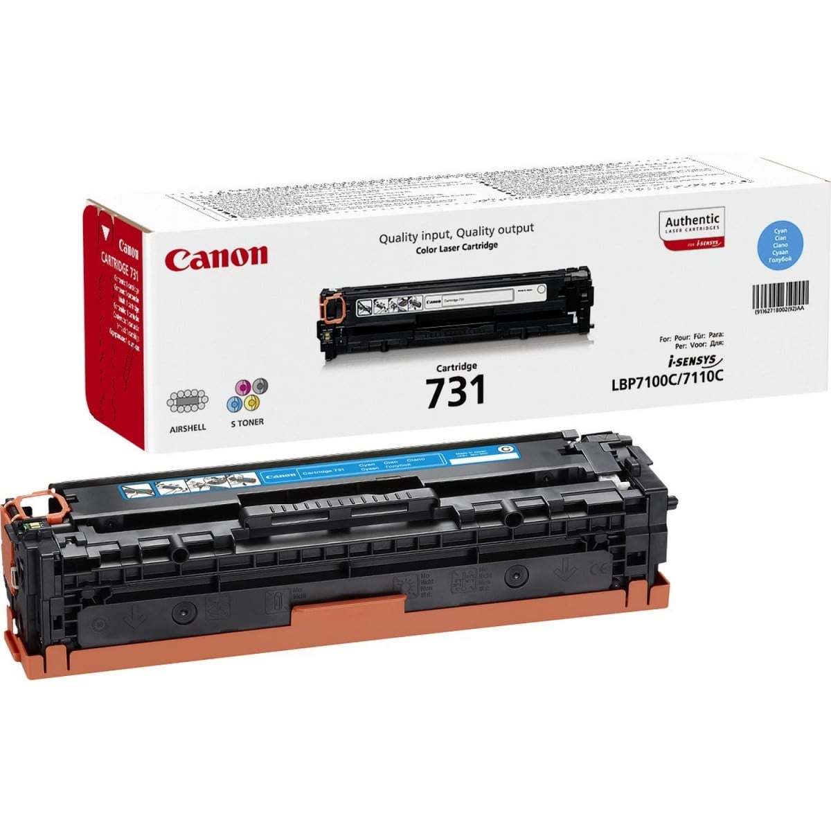 CANON Canon 731 cartuccia toner 1 pz Originale Ciano - STAMPANTI E SCANNER | TecnoCARE.net Sabaudia, Latina, Terracina, San Felice Circeo e Pontinia