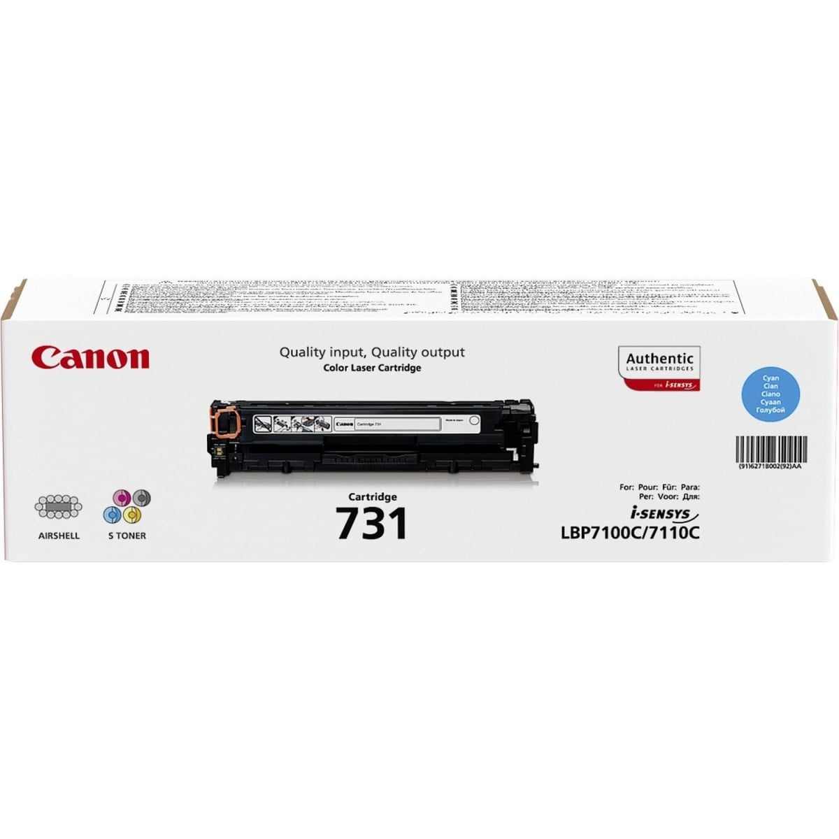 CANON Canon 731 cartuccia toner 1 pz Originale Ciano - STAMPANTI E SCANNER | TecnoCARE.net Sabaudia, Latina, Terracina, San Felice Circeo e Pontinia