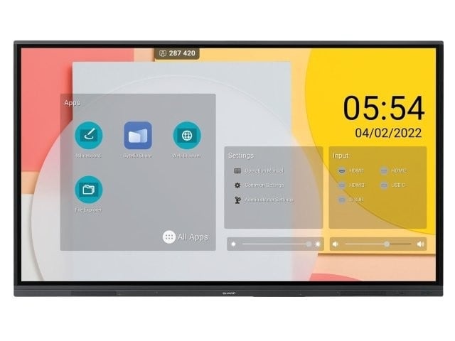 NEC Sharp PN-L752B lavagna interattiva 190,5 cm (75") 3840 x 2160 Pixel Touch screen Nero - ATTREZZATURE PER CONFERENZE | TecnoCARE.net Sabaudia, Latina, Terracina, San Felice Circeo e Pontinia