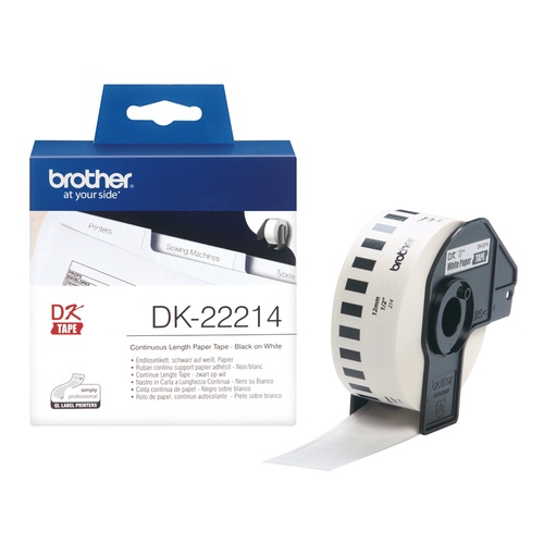 BROTHER BROTHER DK-22214 NASTRO NERO TERMICO - NASTRI AGHI | TecnoCARE.net Sabaudia, Latina, Terracina, San Felice Circeo e Pontinia