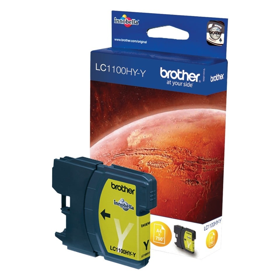 BROTHER Brother LC-1100HYY Ink Cartridge cartuccia d'inchiostro 1 pz Originale Giallo - STAMPANTI E SCANNER | TecnoCARE.net Sabaudia, Latina, Terracina, San Felice Circeo e Pontinia