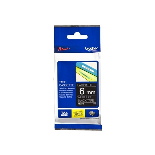 BROTHER BROTHER NASTRO LAMINATO DA 6 MM (8 M) BIANCO/NERO - NASTRI AGHI | TecnoCARE.net Sabaudia, Latina, Terracina, San Felice Circeo e Pontinia