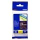 BROTHER BROTHER NASTRO LAMINATO DA 24MM  LUNGHEZZA 8 METRI  COLORE BIANCO SU FONDO NERO - NASTRI AGHI | TecnoCARE.net Sabaudia, Latina, Terracina, San Felice Circeo e Pontinia