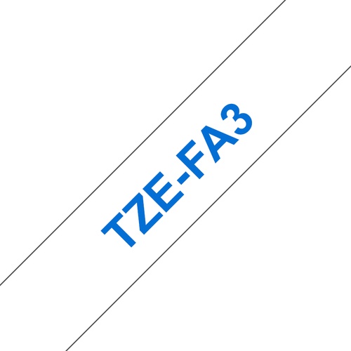 BROTHER BROTHER NASTRO TESSUTO  BLU SU BIANCO 18 MM - CARTUCCE INKJET | TecnoCARE.net Sabaudia, Latina, Terracina, San Felice Circeo e Pontinia
