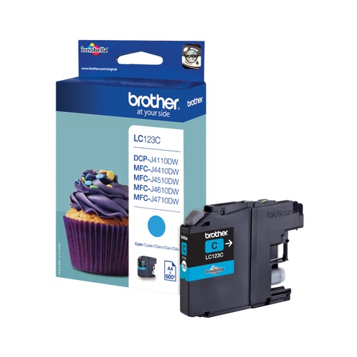 BROTHER Brother LC-123C cartuccia d'inchiostro 1 pz Originale Resa elevata (XL) Ciano - STAMPANTI E SCANNER | TecnoCARE.net Sabaudia, Latina, Terracina, San Felice Circeo e Pontinia