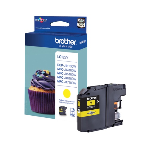 BROTHER Brother LC-123Y cartuccia d'inchiostro 1 pz Originale Resa elevata (XL) Giallo - STAMPANTI E SCANNER | TecnoCARE.net Sabaudia, Latina, Terracina, San Felice Circeo e Pontinia