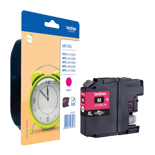 BROTHER Brother LC-125XLM cartuccia d'inchiostro 1 pz Originale Resa extra elevata (super) Magenta - STAMPANTI E SCANNER | TecnoCARE.net Sabaudia, Latina, Terracina, San Felice Circeo e Pontinia