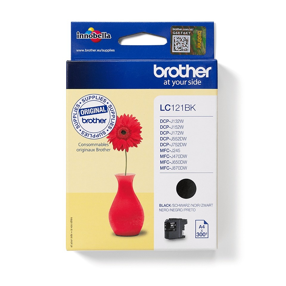 BROTHER Brother LC-121BK cartuccia d'inchiostro Originale Nero - STAMPANTI E SCANNER | TecnoCARE.net Sabaudia, Latina, Terracina, San Felice Circeo e Pontinia