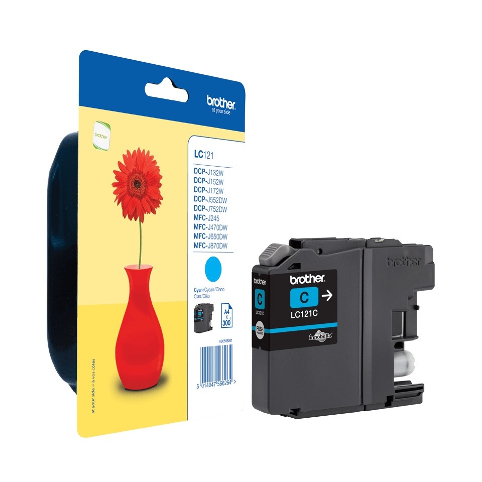 BROTHER Brother LC-121C cartuccia d'inchiostro 1 pz Originale Ciano - STAMPANTI E SCANNER | TecnoCARE.net Sabaudia, Latina, Terracina, San Felice Circeo e Pontinia