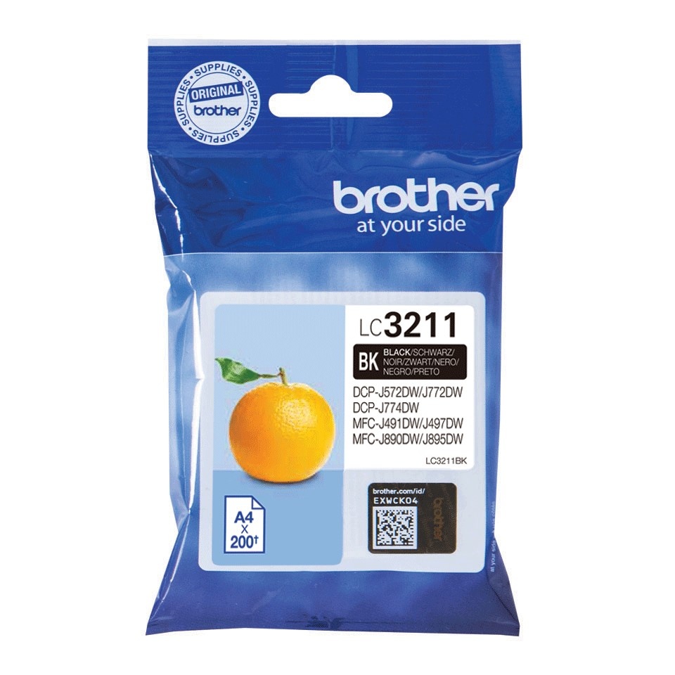 BROTHER Brother LC-3211BK cartuccia d'inchiostro Originale Resa standard Nero - STAMPANTI E SCANNER | TecnoCARE.net Sabaudia, Latina, Terracina, San Felice Circeo e Pontinia