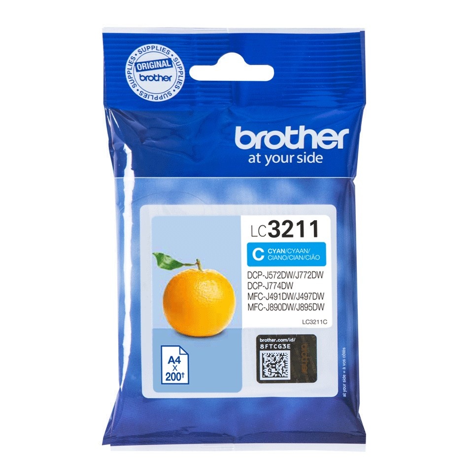 BROTHER Brother LC-3211C cartuccia d'inchiostro Originale Resa standard Ciano - STAMPANTI E SCANNER | TecnoCARE.net Sabaudia, Latina, Terracina, San Felice Circeo e Pontinia