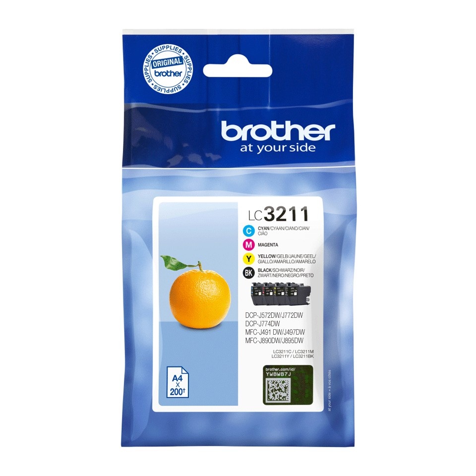 BROTHER Brother LC-3211VAL cartuccia d'inchiostro Originale Resa standard Nero, Ciano, Magenta, Giallo - STAMPANTI E SCANNER | TecnoCARE.net Sabaudia, Latina, Terracina, San Felice Circeo e Pontinia