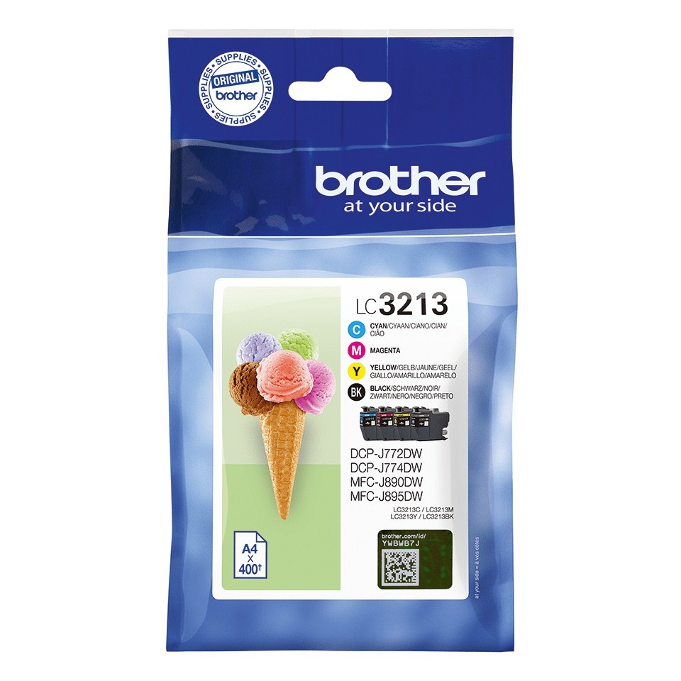 BROTHER Brother LC-3213VALDR cartuccia d'inchiostro Originale Resa elevata (XL) Nero, Ciano, Magenta, Giallo - STAMPANTI E SCANNER | TecnoCARE.net Sabaudia, Latina, Terracina, San Felice Circeo e Pontinia