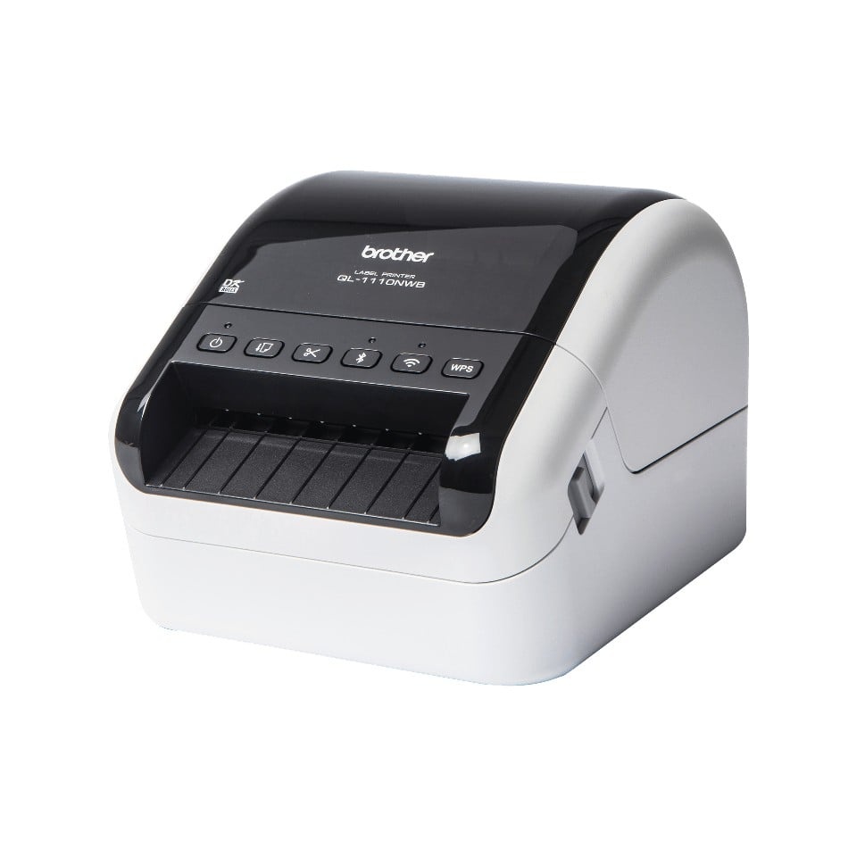 BROTHER Brother QL-1110NWB stampante per etichette (CD) Termica diretta 300 x 300 DPI 110 mm/s Con cavo e senza cavo Collegamento ethernet LAN DK Wi-Fi Bluetooth - STAMPANTI E SCANNER | TecnoCARE.net Sabaudia, Latina, Terracina, San Felice Circeo e Pontinia