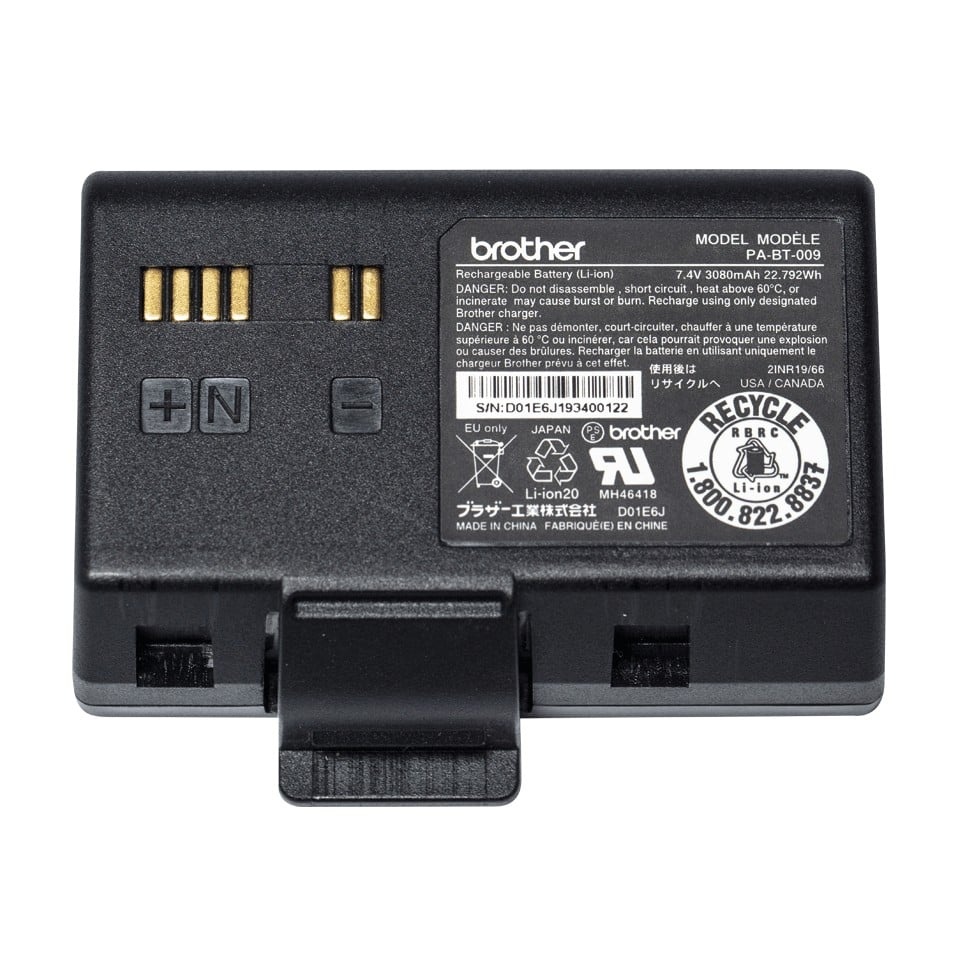 BROTHER Brother PABT009 Batteria 1 pz - STAMPANTI E SCANNER | TecnoCARE.net Sabaudia, Latina, Terracina, San Felice Circeo e Pontinia