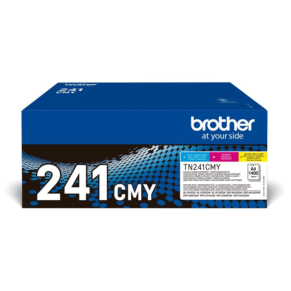 BROTHER Brother TN-241CMY cartuccia toner 3 pz Originale Ciano, Magenta, Giallo - STAMPANTI E SCANNER | TecnoCARE.net Sabaudia, Latina, Terracina, San Felice Circeo e Pontinia
