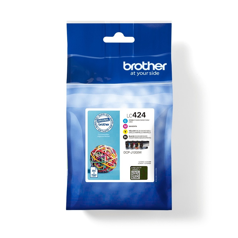 BROTHER Brother LC-424VAL cartuccia d'inchiostro 4 pz Originale Nero, Ciano, Magenta, Giallo - STAMPANTI E SCANNER | TecnoCARE.net Sabaudia, Latina, Terracina, San Felice Circeo e Pontinia