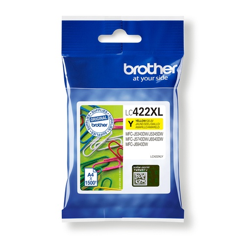 BROTHER BROTHER CART INK GIALLO, 422XL, 1500 PAG - CARTUCCE INKJET | TecnoCARE.net Sabaudia, Latina, Terracina, San Felice Circeo e Pontinia