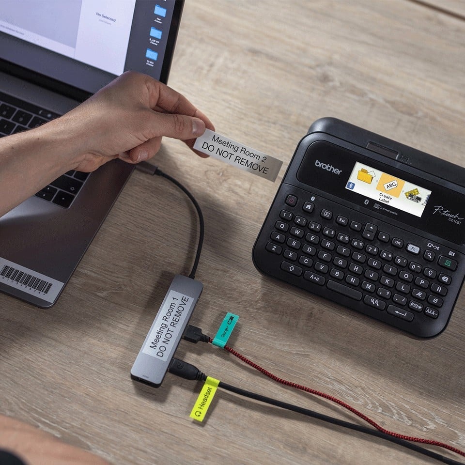 BROTHER Brother PT-D610BTVP stampante per etichette (CD) Trasferimento termico 180 x 360 DPI 30 mm/s Con cavo e senza cavo TZe Bluetooth - STAMPANTI E SCANNER | TecnoCARE.net Sabaudia, Latina, Terracina, San Felice Circeo e Pontinia