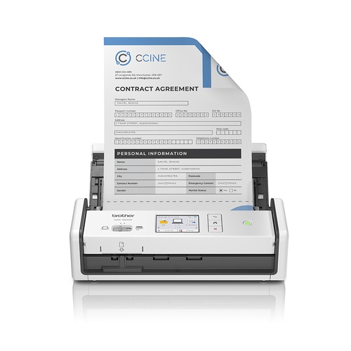 BROTHER BROTHER SCANNER DOCUMENTALE ADS-1800W, A4, ADF, FRONTE / RETRO, PORTATILE, WIRELESS, USB - SCANNER DOCUMENTALI | TecnoCARE.net Sabaudia, Latina, Terracina, San Felice Circeo e Pontinia