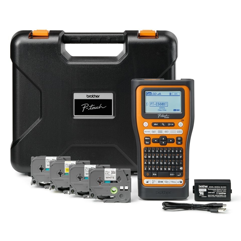 BROTHER Brother PT-E560BTVP stampante di etichette professionale con Bluetooth, QWERTY - STAMPANTI E SCANNER | TecnoCARE.net Sabaudia, Latina, Terracina, San Felice Circeo e Pontinia