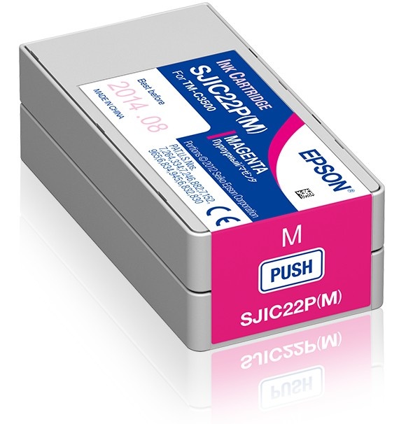 EPSON Epson SJIC22P(M): Ink cartridge for ColorWorks C3500 (Magenta) - STAMPANTI E SCANNER | TecnoCARE.net Sabaudia, Latina, Terracina, San Felice Circeo e Pontinia