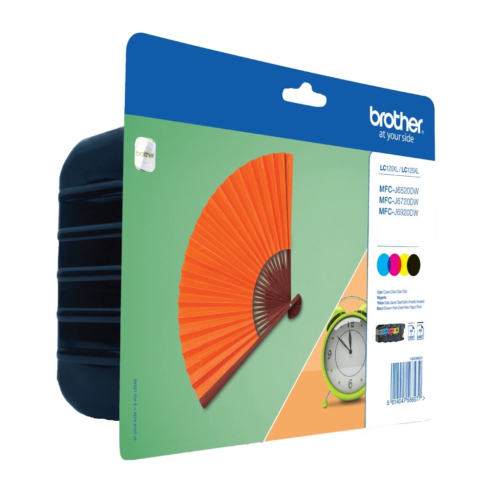 BROTHER Brother LC-129XLVALBP cartuccia d'inchiostro 4 pz Originale Nero, Ciano, Rosso bordeaux, Giallo - STAMPANTI E SCANNER | TecnoCARE.net Sabaudia, Latina, Terracina, San Felice Circeo e Pontinia