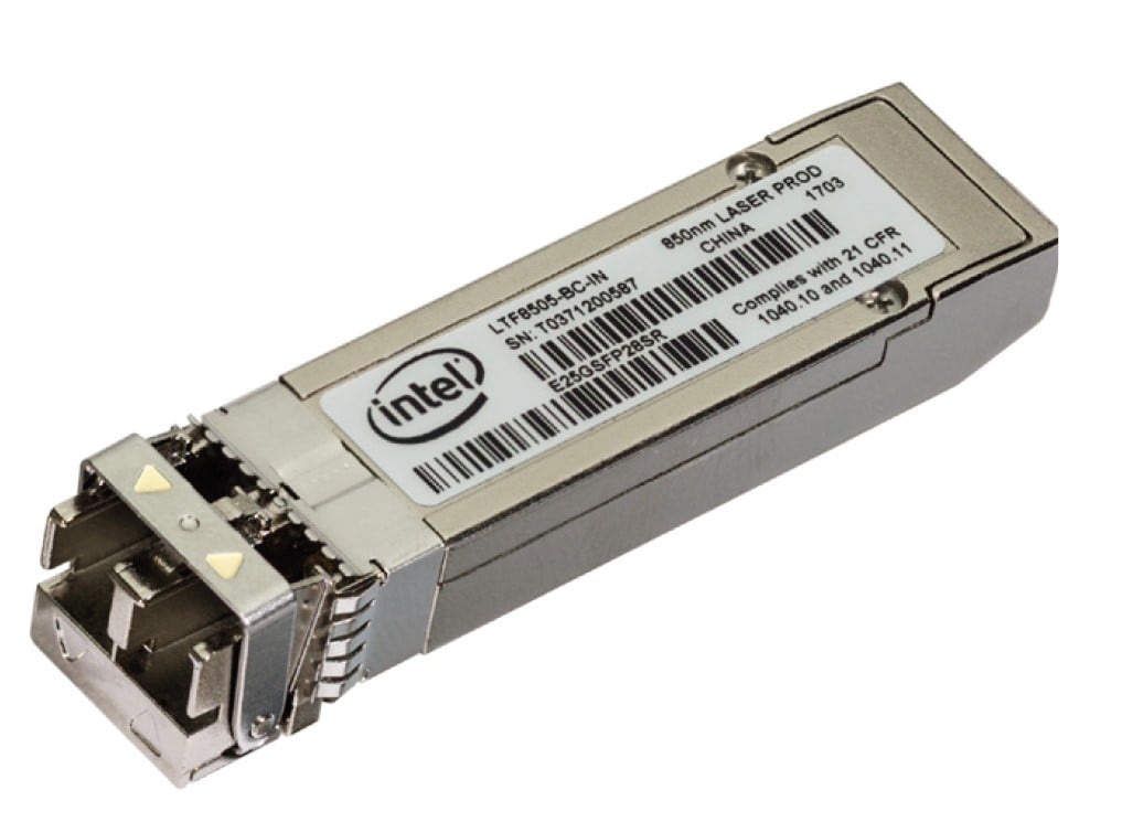 INTEL Intel E25GSFP28SR modulo del ricetrasmettitore di rete Fibra ottica 25000 Mbit/s SFP28 850 nm - RETI | TecnoCARE.net Sabaudia, Latina, Terracina, San Felice Circeo e Pontinia